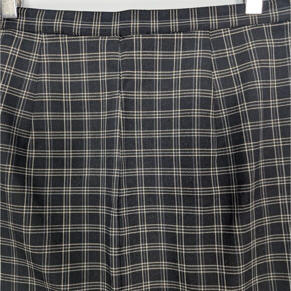J. Crew Black Plaid A-Line Mini Skirt Women's 4 - Picture 6 of 8